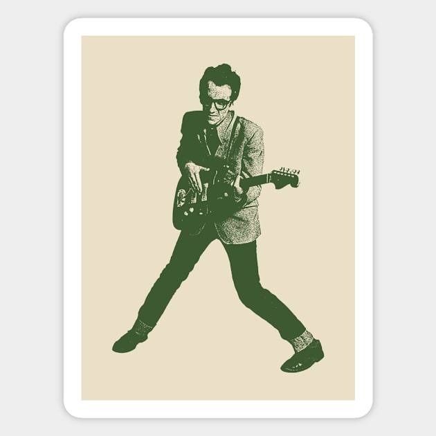 Elvis Costello Magnet by METROFAZZ